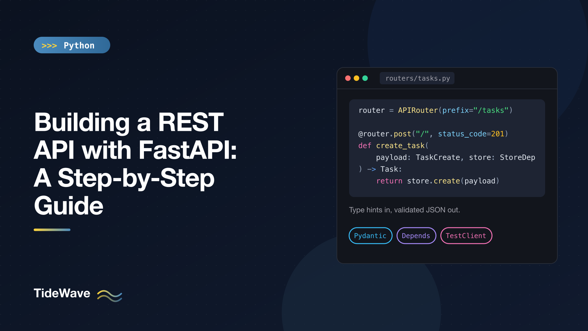 Building a REST API with FastAPI: A Step-by-Step Guide