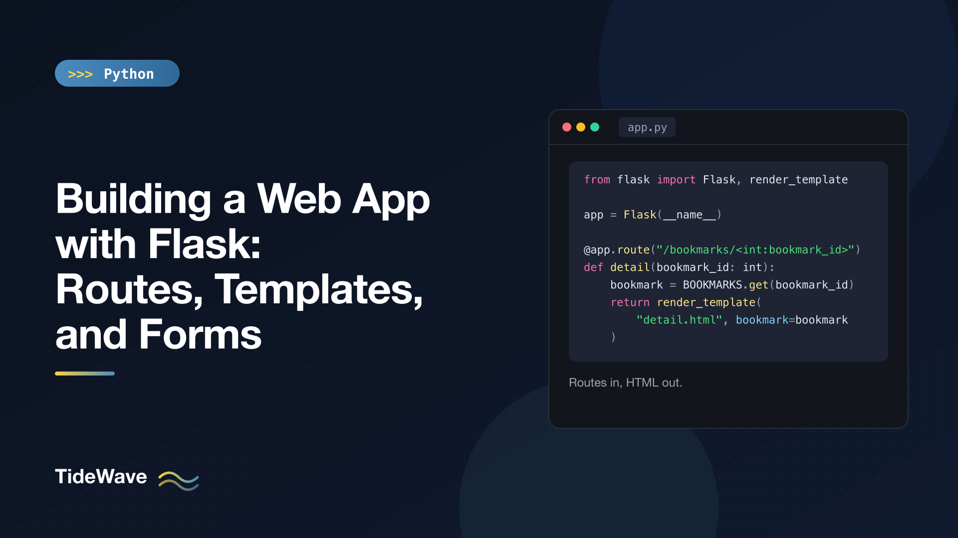 Building a Web App with Flask: Routes, Templates, and Forms