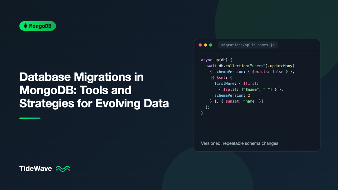 Database Migrations in MongoDB: Tools and Strategies for Evolving Data