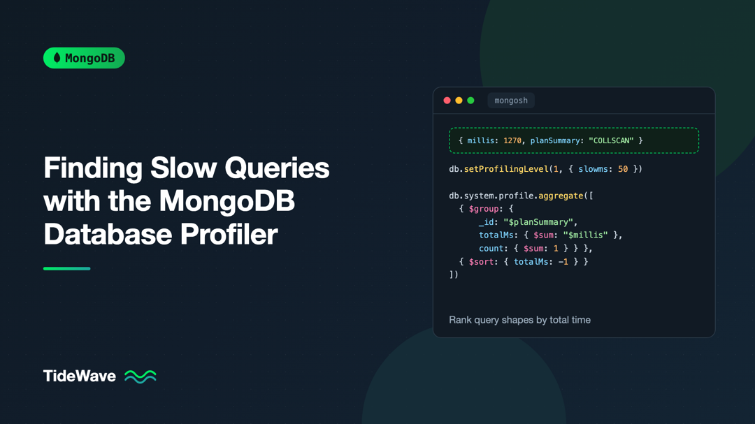 Finding Slow Queries with the MongoDB Database Profiler