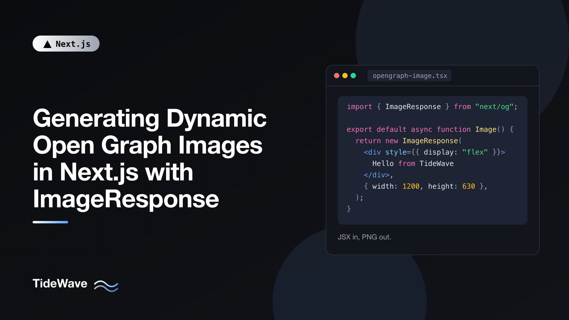 Generating Dynamic Open Graph Images in Next.js with ImageResponse
