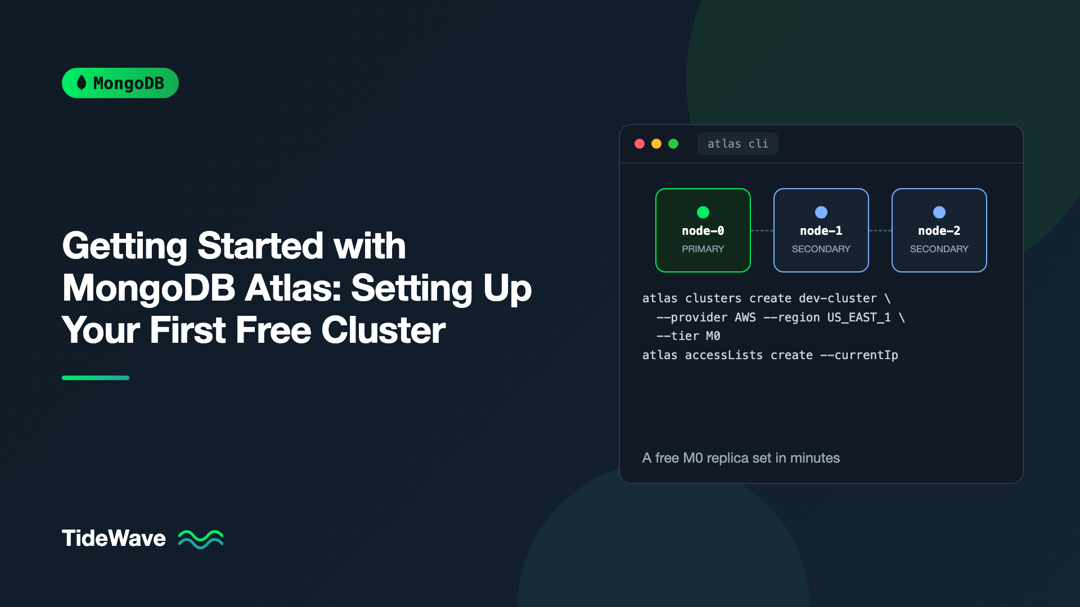 Getting Started with MongoDB Atlas: Setting Up Your First Free Cluster