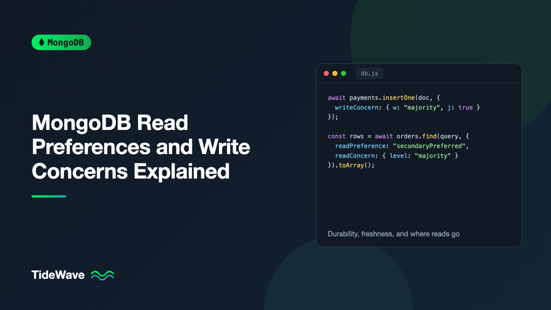 MongoDB Read Preferences and Write Concerns Explained