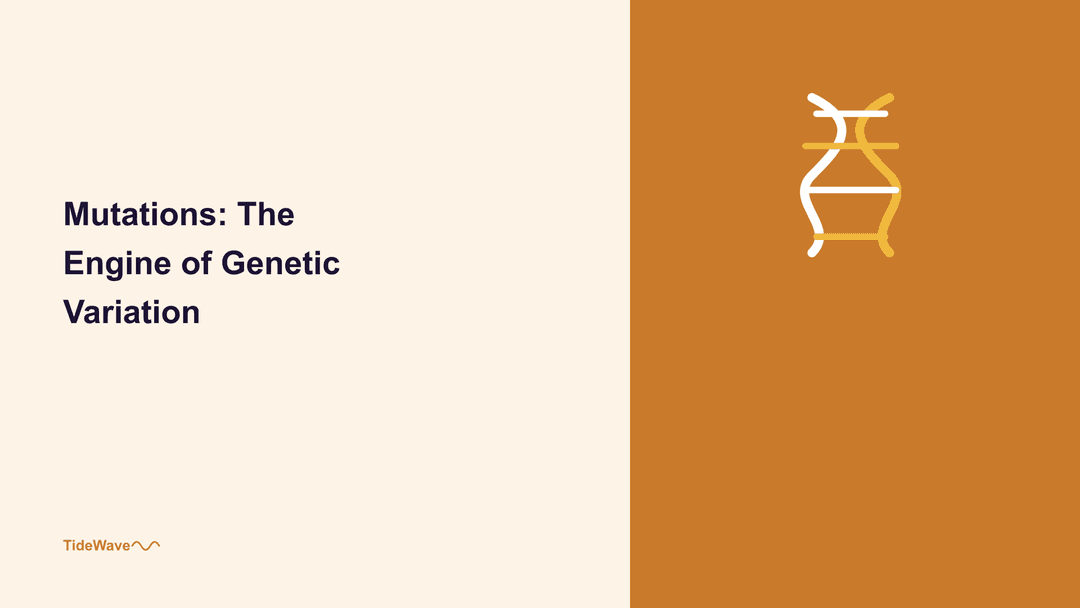 Mutations: The Engine of Genetic Variation