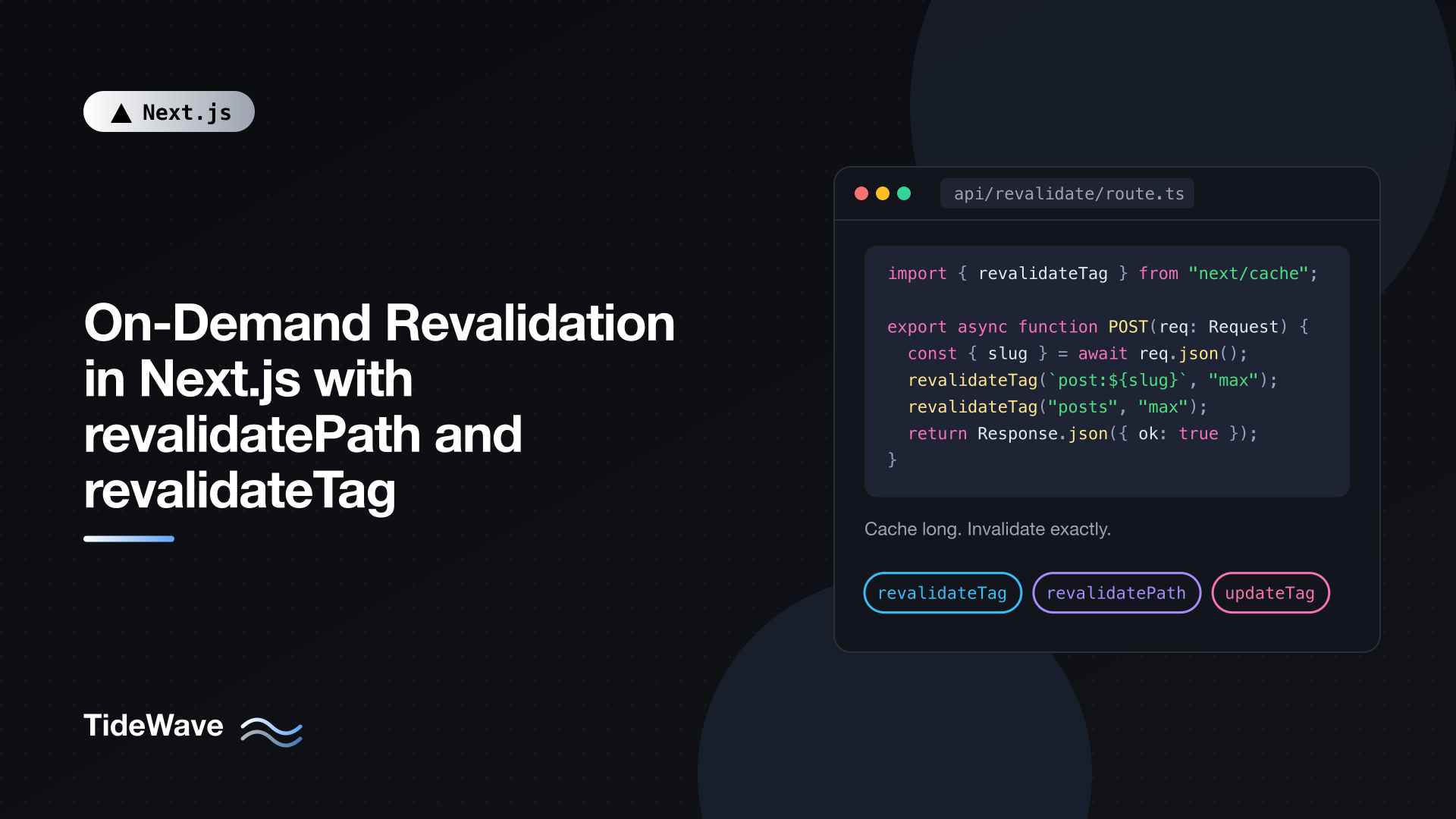 On-Demand Revalidation in Next.js with revalidatePath and revalidateTag