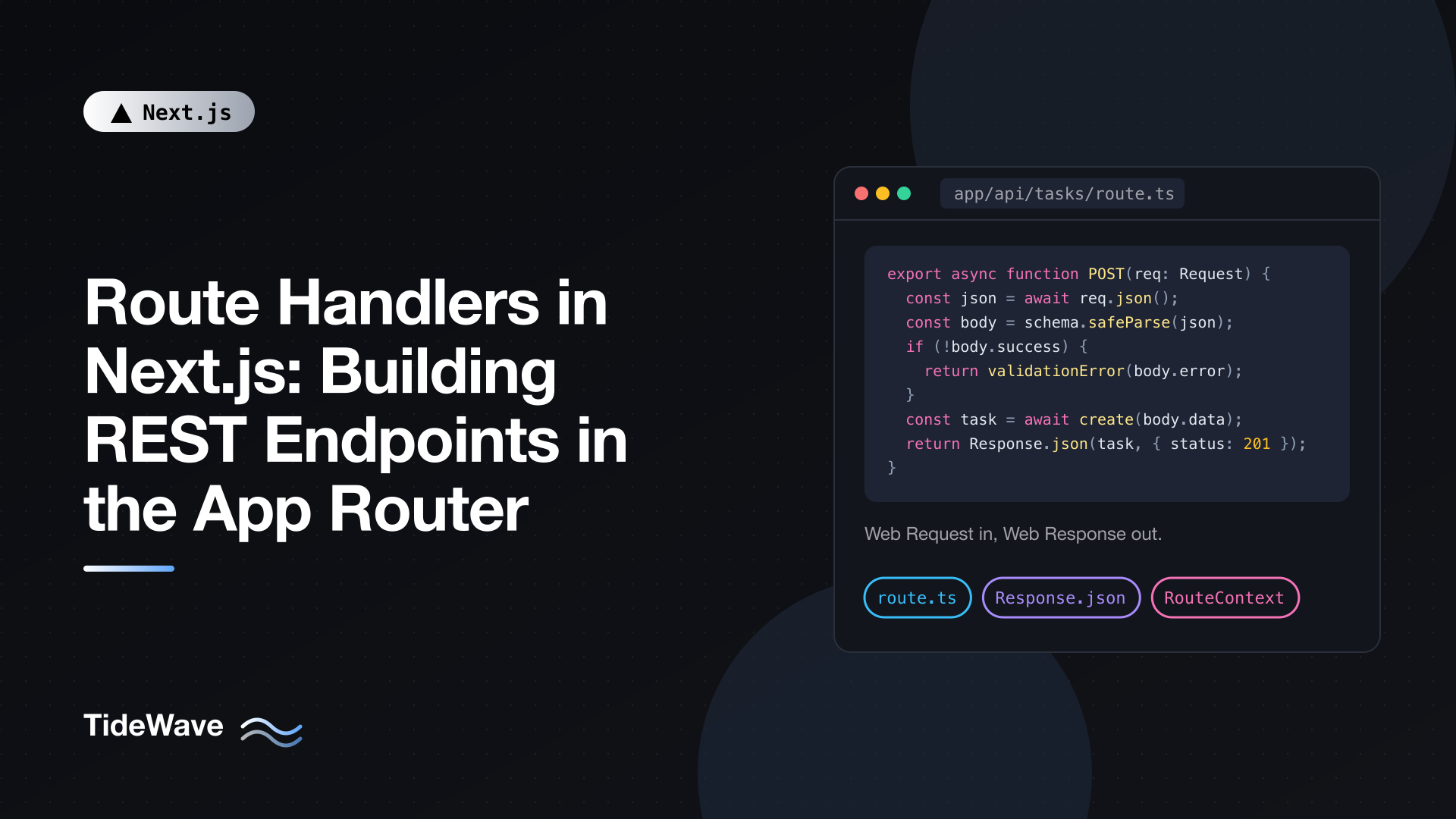 Route Handlers in Next.js: Building REST Endpoints in the App Router