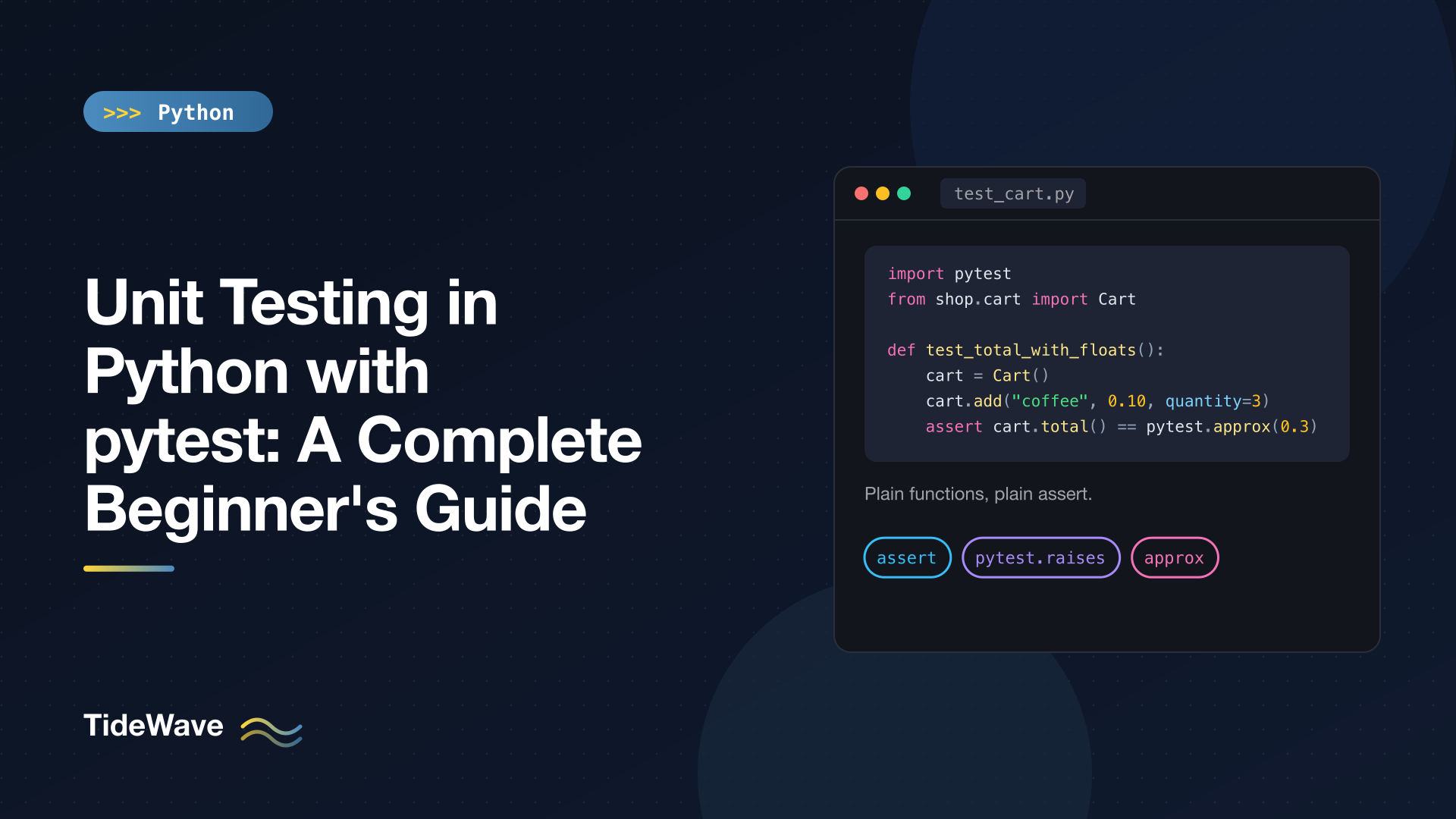 Unit Testing in Python with pytest: A Complete Beginner's Guide