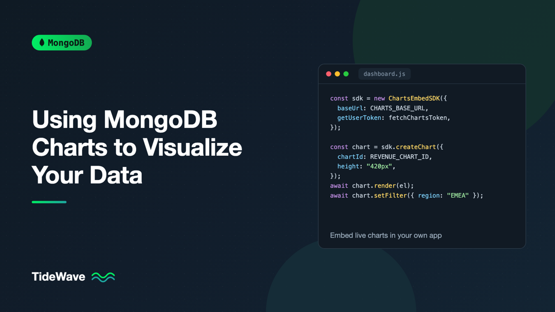 Using MongoDB Charts to Visualize Your Data