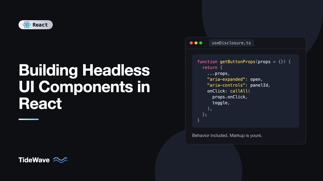 Building Headless UI Components in React