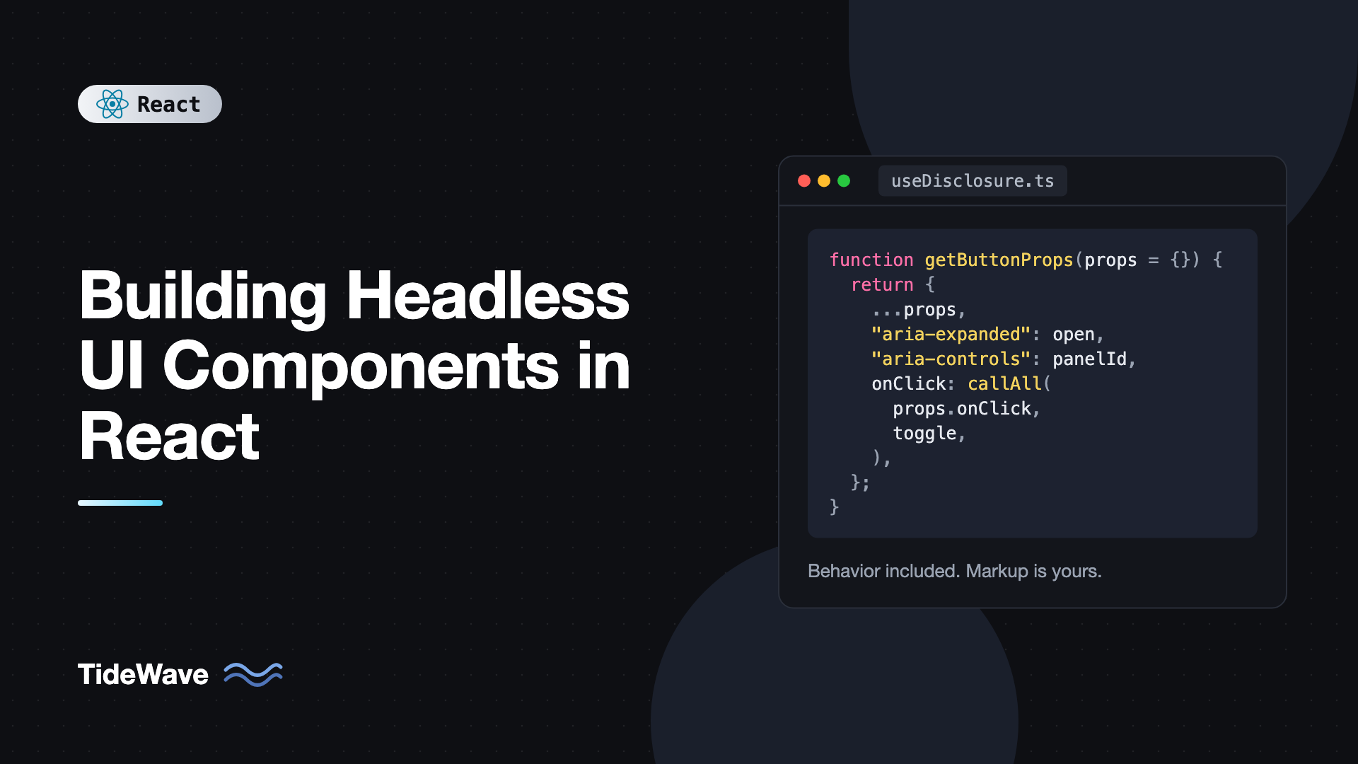 Building Headless UI Components in React