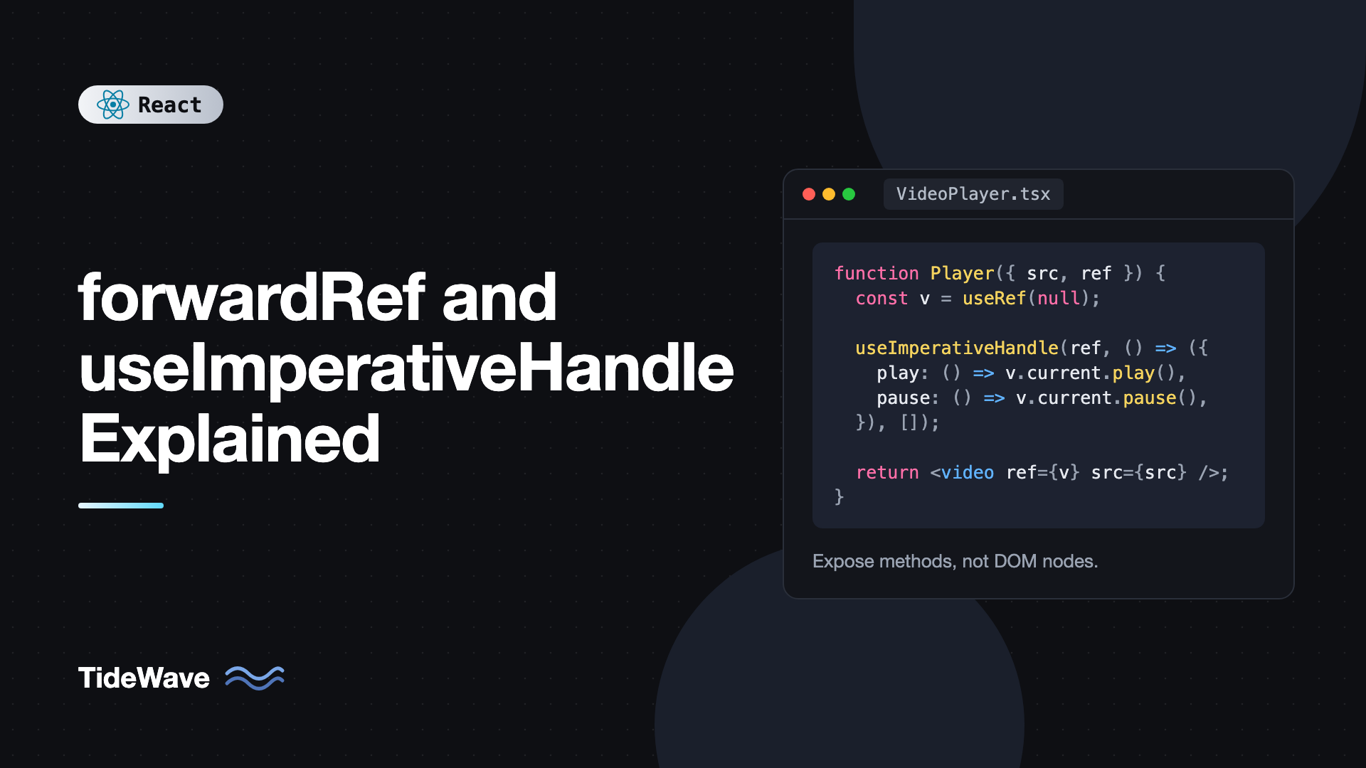 forwardRef and useImperativeHandle Explained