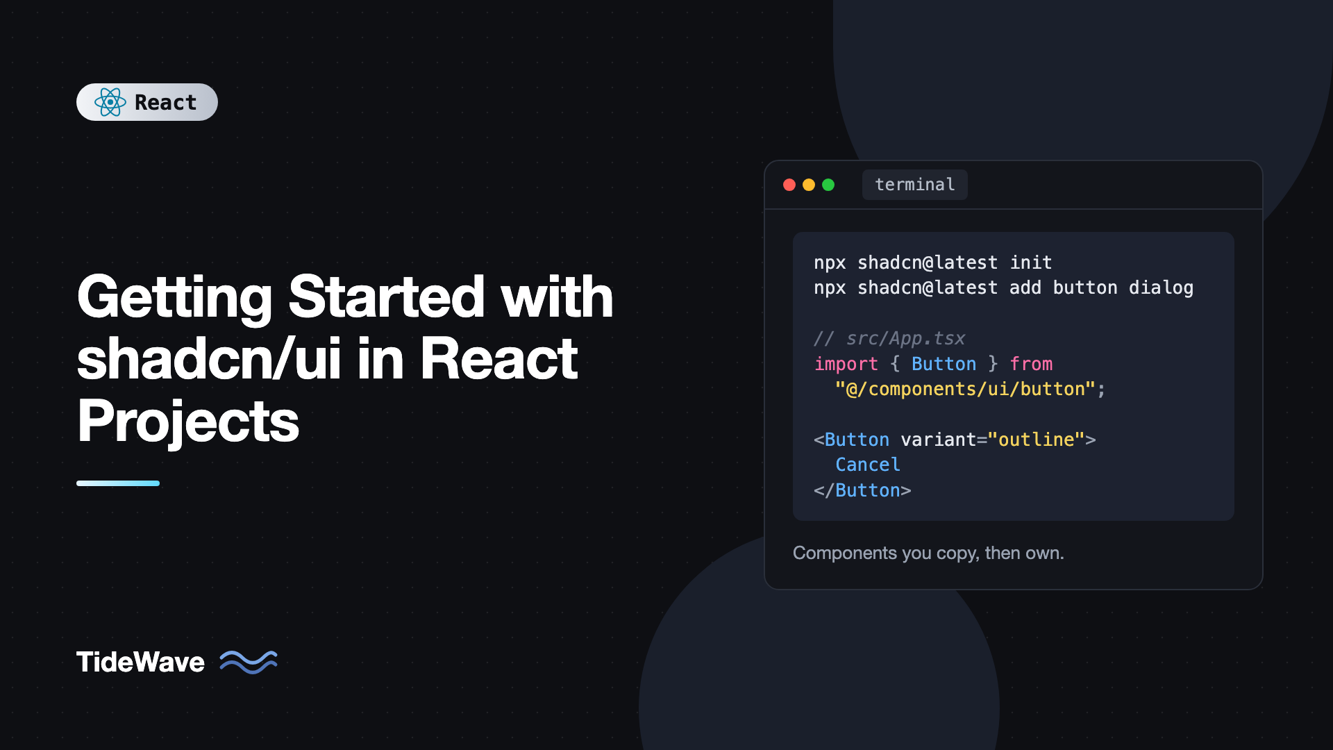 Getting Started with shadcn/ui in React Projects