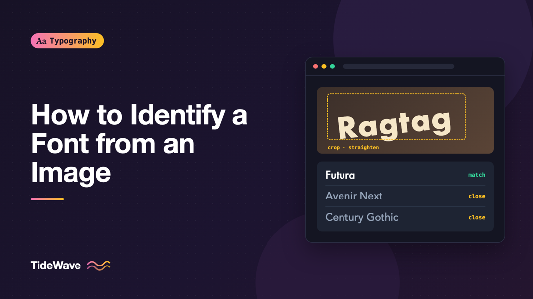 How to Identify a Font from an Image