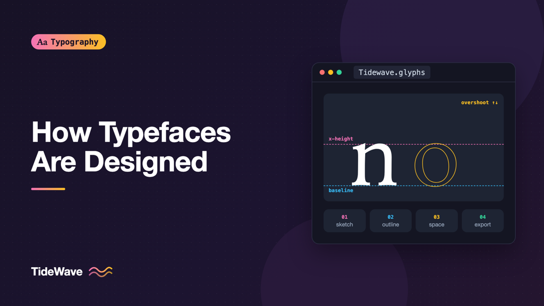 How Typefaces Are Designed: From Sketch to Font File