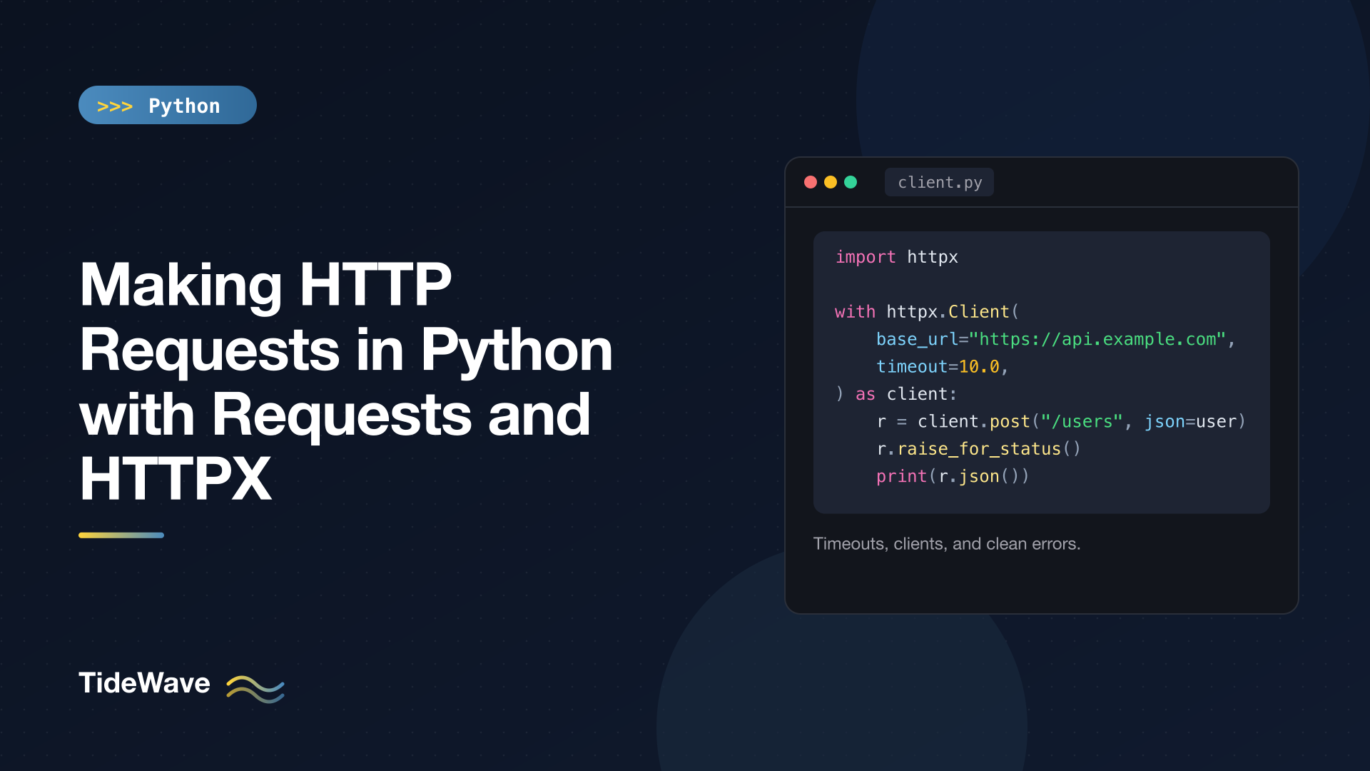 Making HTTP Requests in Python with Requests and HTTPX