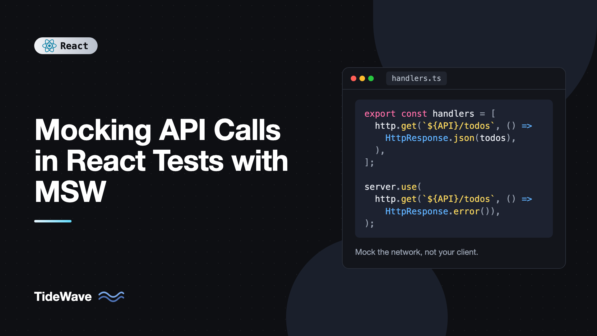 Mocking API Calls in React Tests with MSW