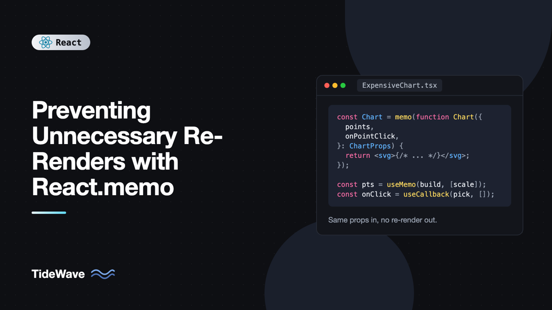 Preventing Unnecessary Re-Renders with React.memo