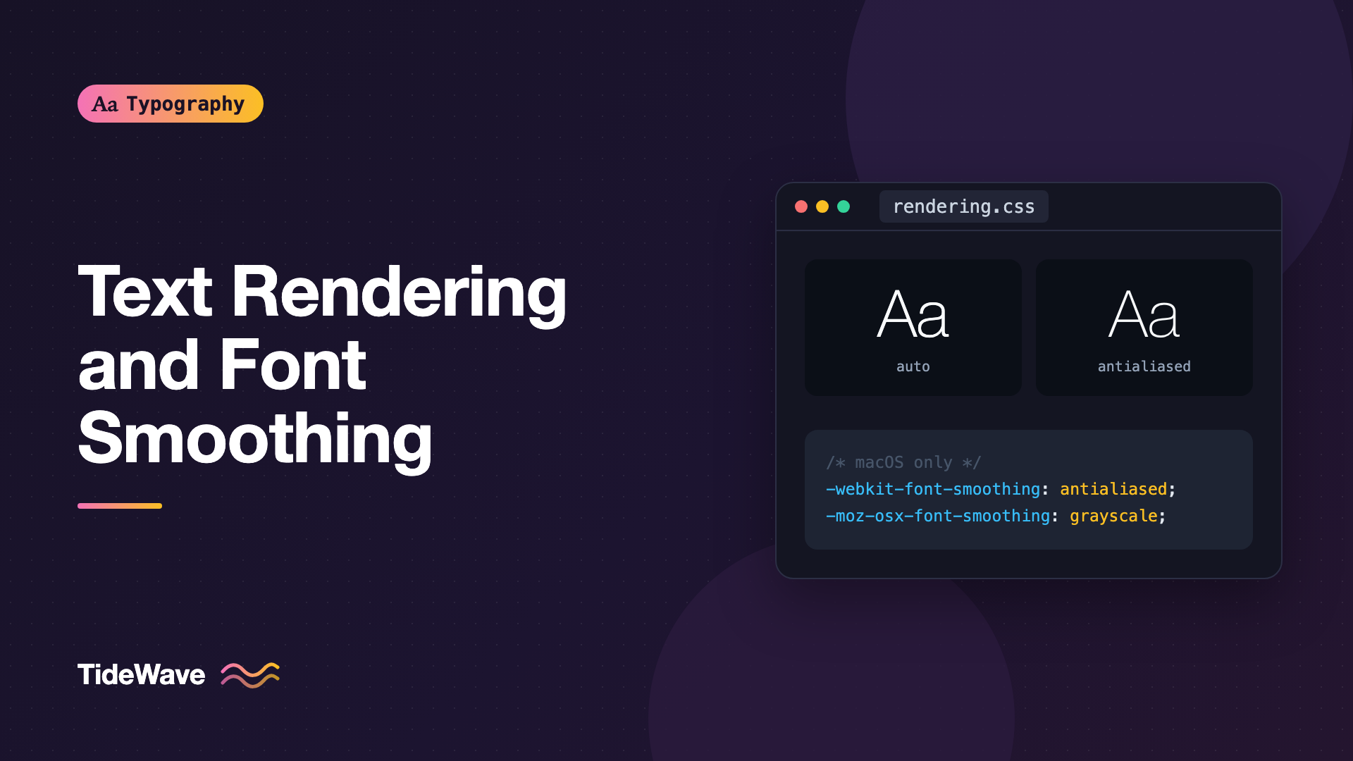 Text Rendering and Font Smoothing: What Actually Works Across Browsers