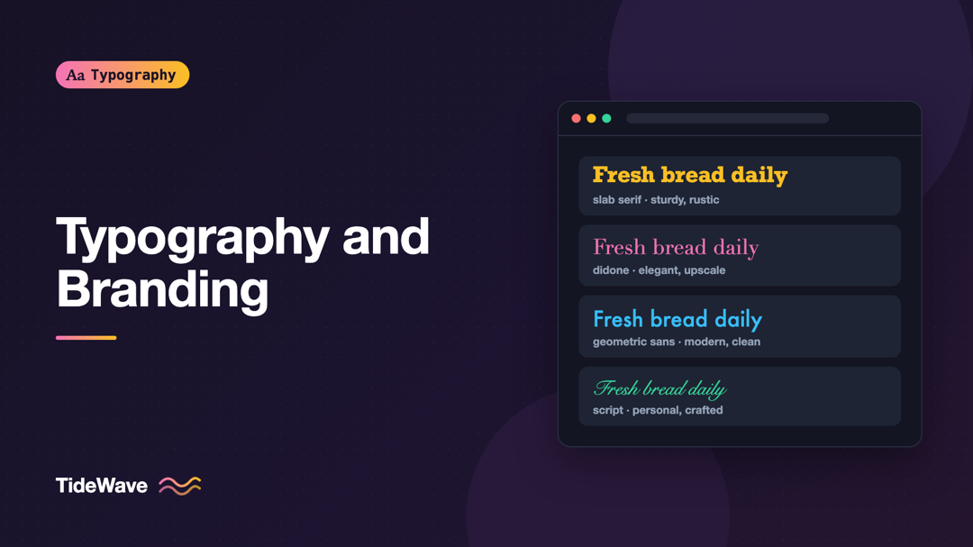 Typography and Branding: How Typefaces Shape Brand Personality