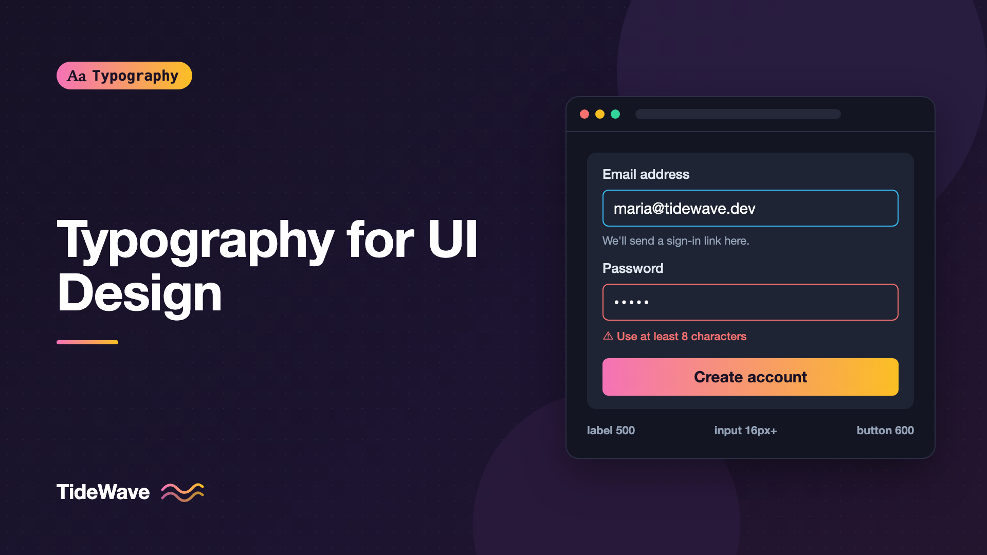 Typography for UI Design: Choosing Fonts for Buttons, Labels, and Forms