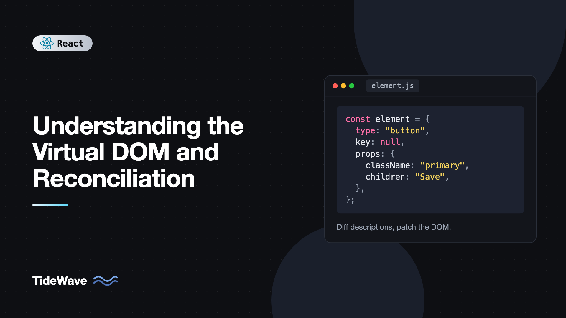 Understanding the Virtual DOM and Reconciliation