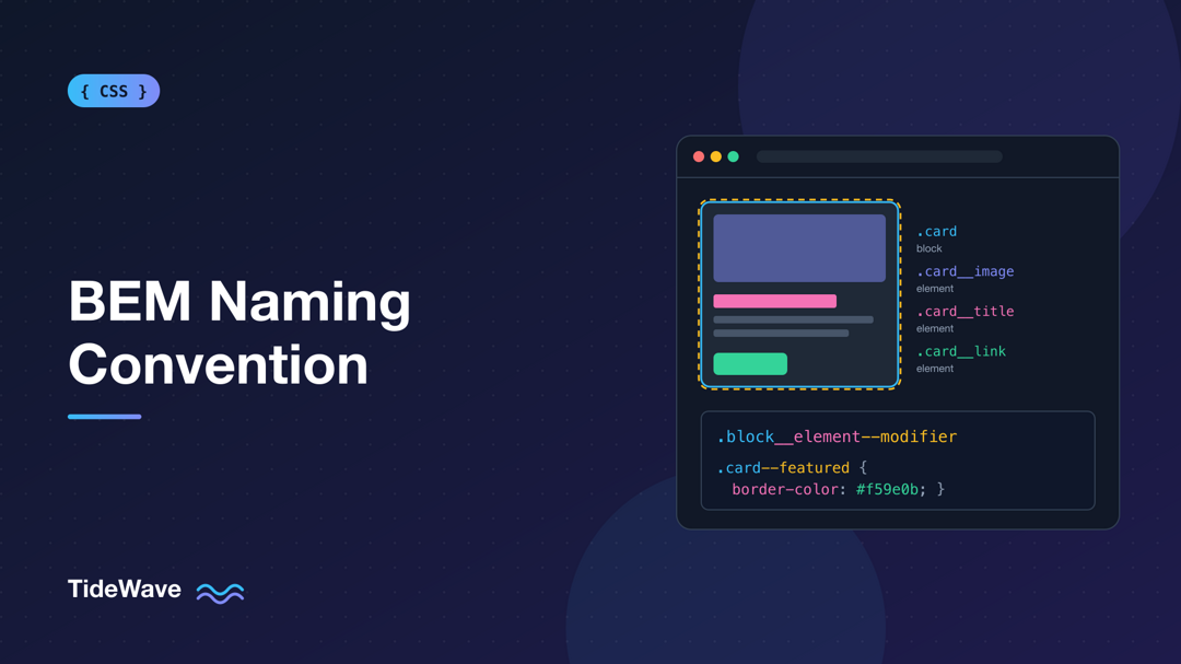 BEM Naming Convention: Writing Maintainable CSS Class Names
