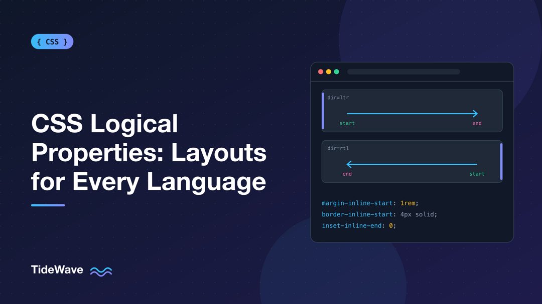 CSS Logical Properties: Writing Layouts for Every Language