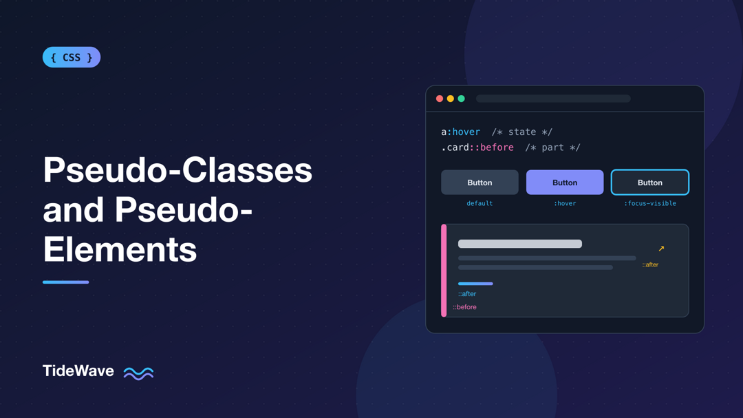 CSS Pseudo-Classes and Pseudo-Elements: A Practical Guide