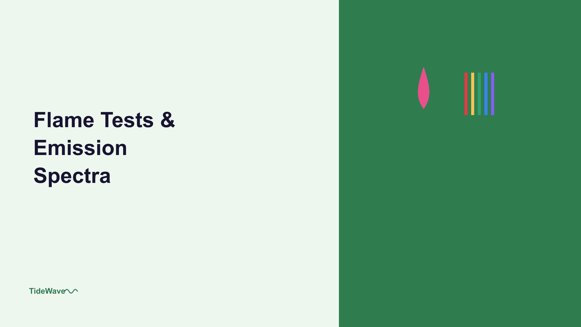 Flame Tests and Atomic Emission Spectra: Why Fireworks Are Colorful