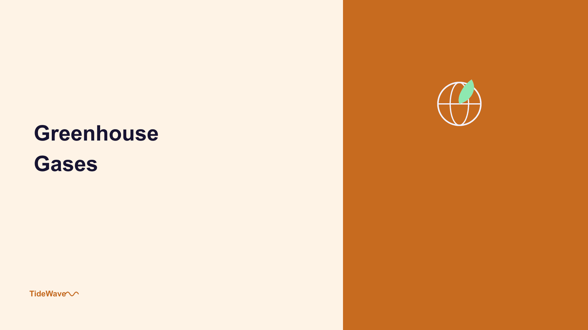 Greenhouse Gases and the Chemistry of Climate Change