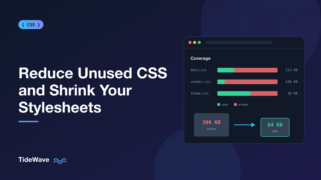 How to Reduce Unused CSS and Shrink Your Stylesheets