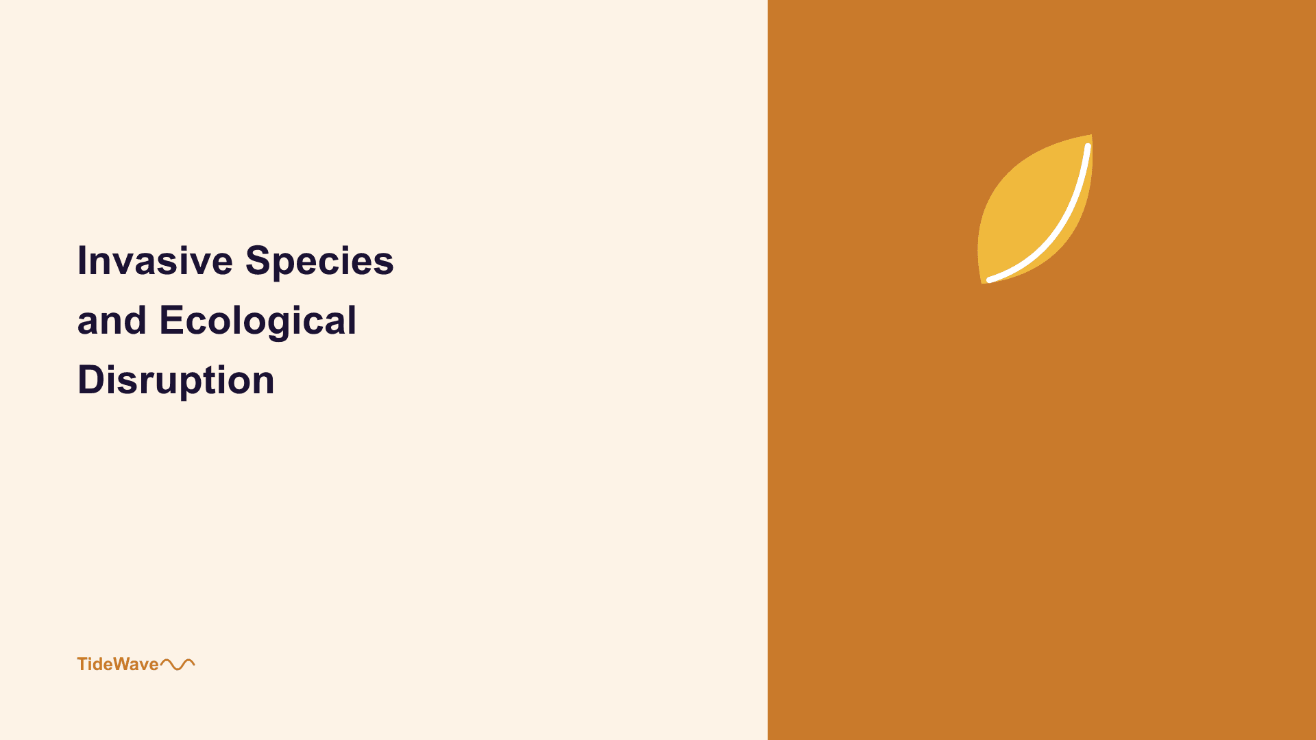 Invasive Species and Ecological Disruption