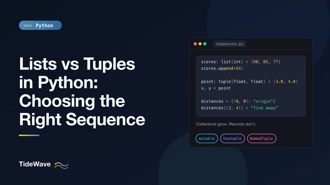 Lists vs Tuples in Python: Choosing the Right Sequence