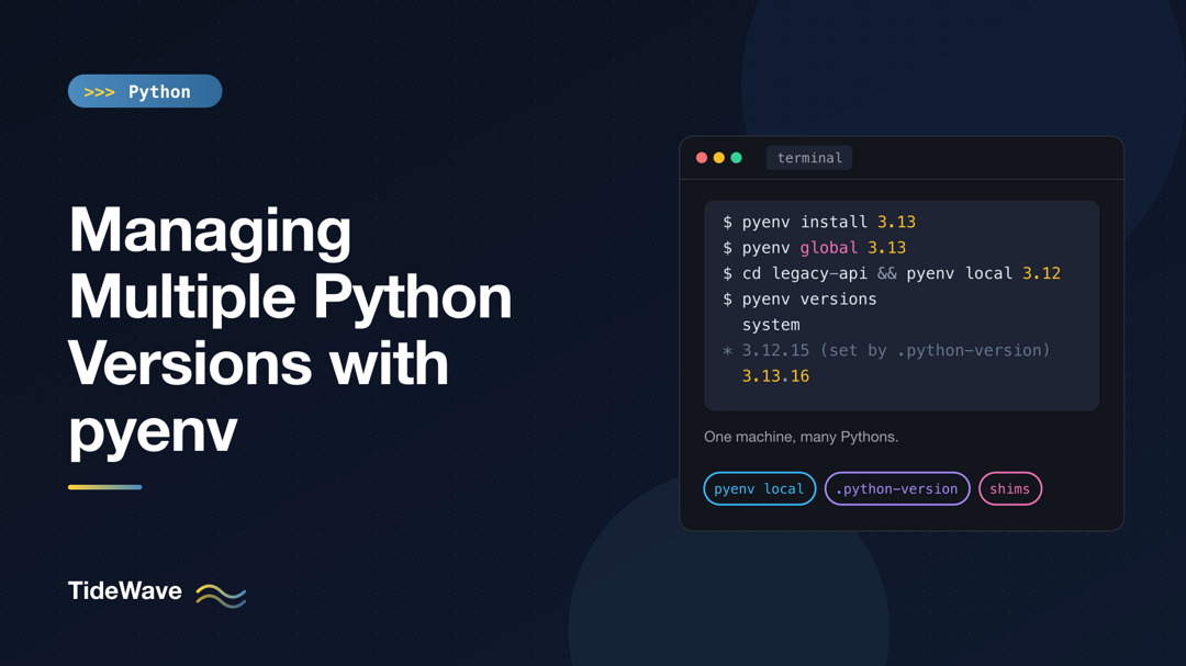 Managing Multiple Python Versions with pyenv