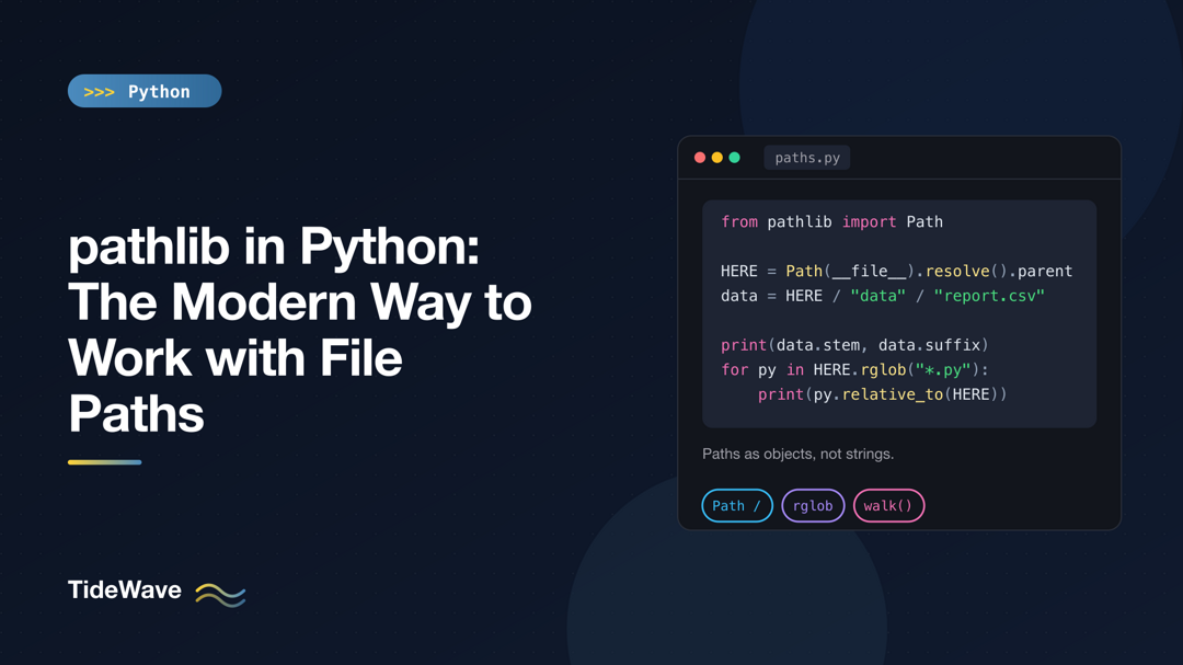 pathlib in Python: The Modern Way to Work with File Paths