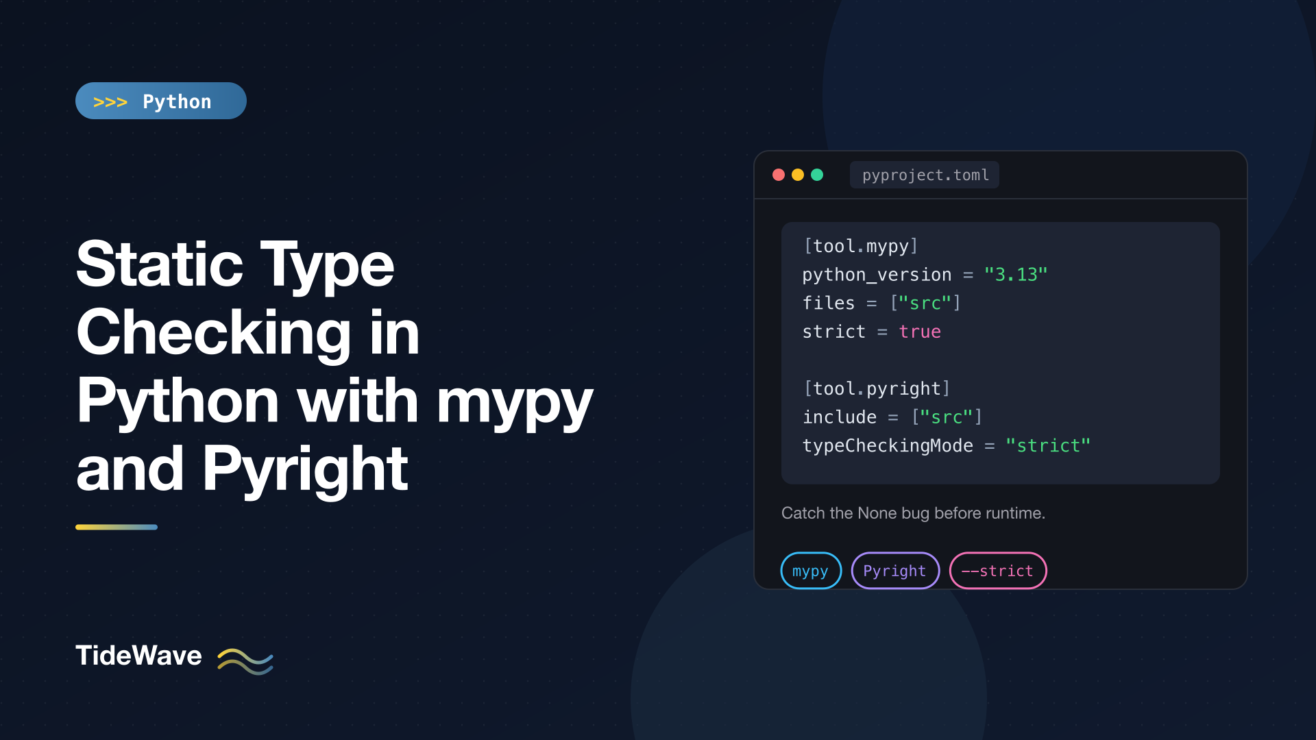 Static Type Checking in Python with mypy and Pyright