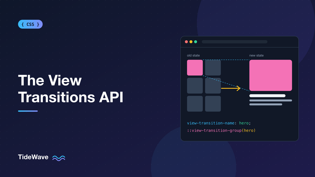 The View Transitions API: Seamless Page Transitions with CSS