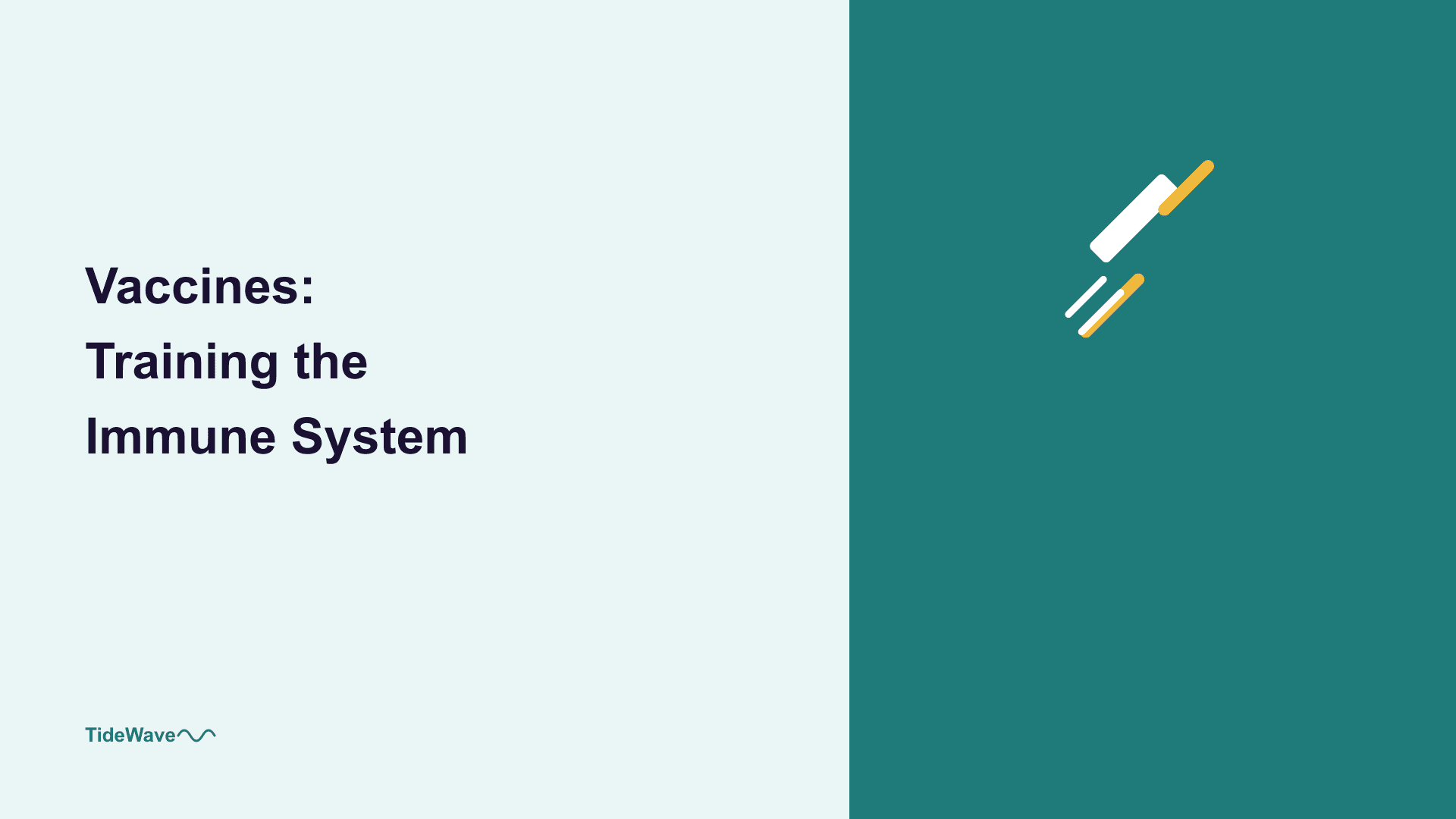 Vaccines: Training the Immune System