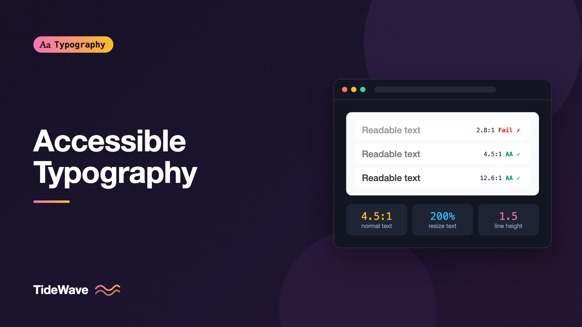 Accessible Typography: Font Size, Contrast, and Spacing Guidelines