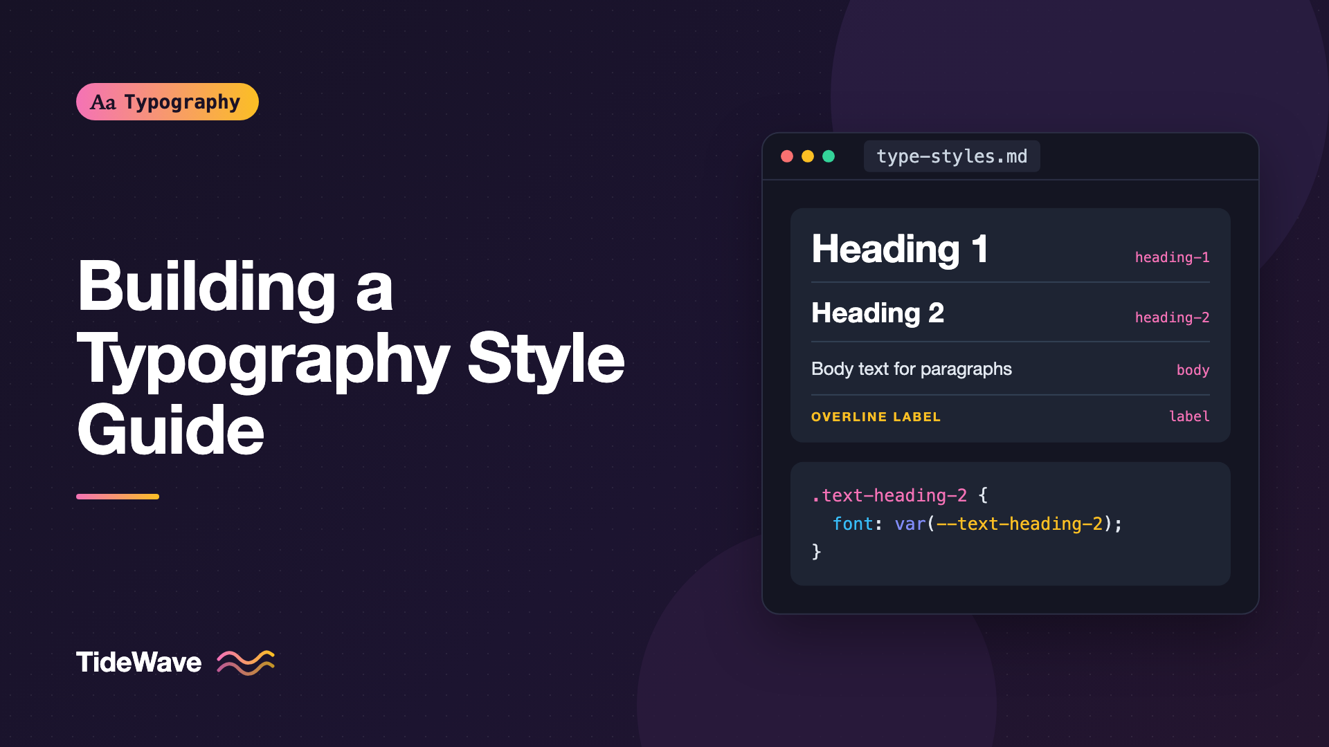 Building a Typography Style Guide for Your Team