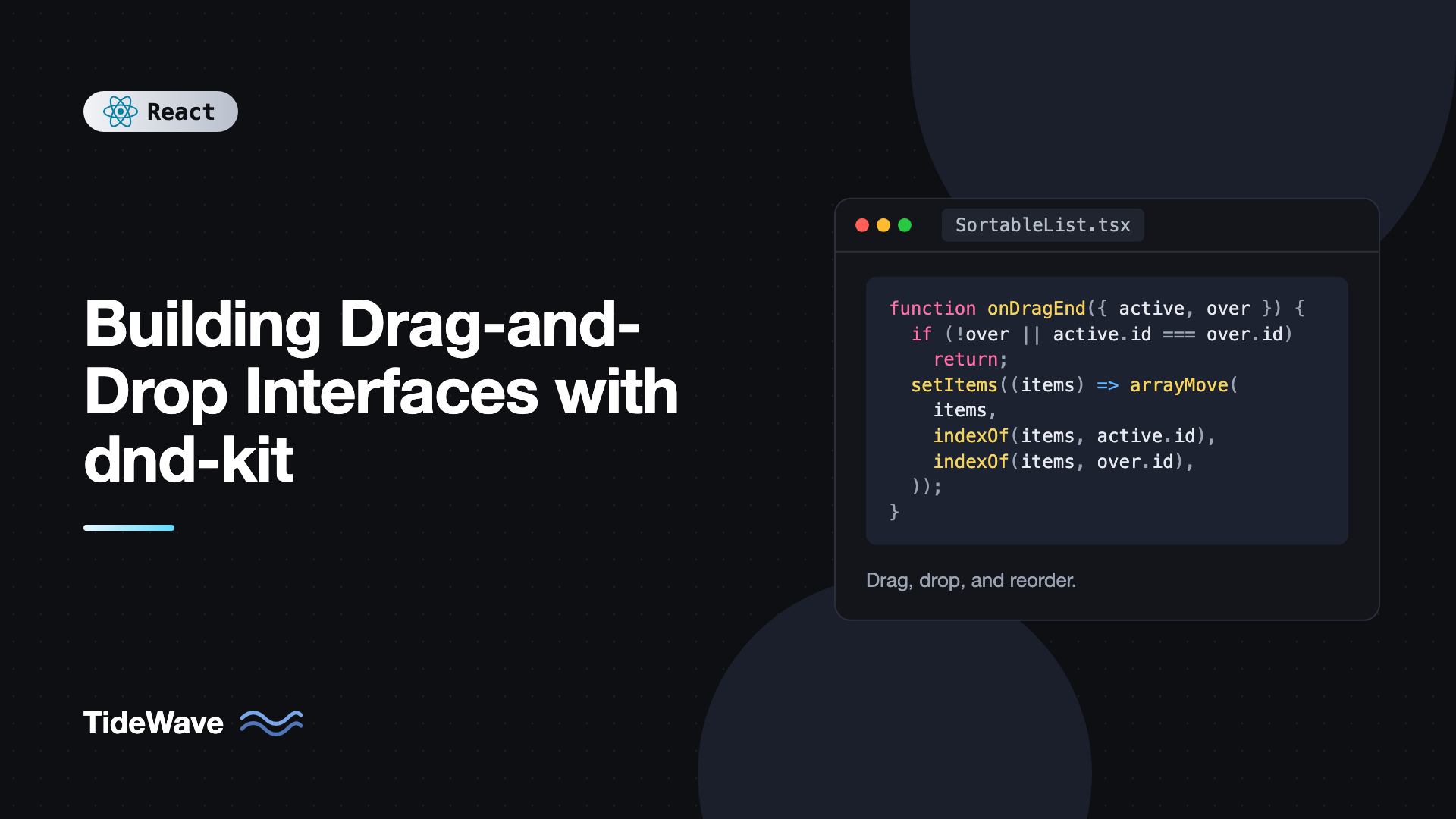 Building Drag-and-Drop Interfaces with dnd-kit