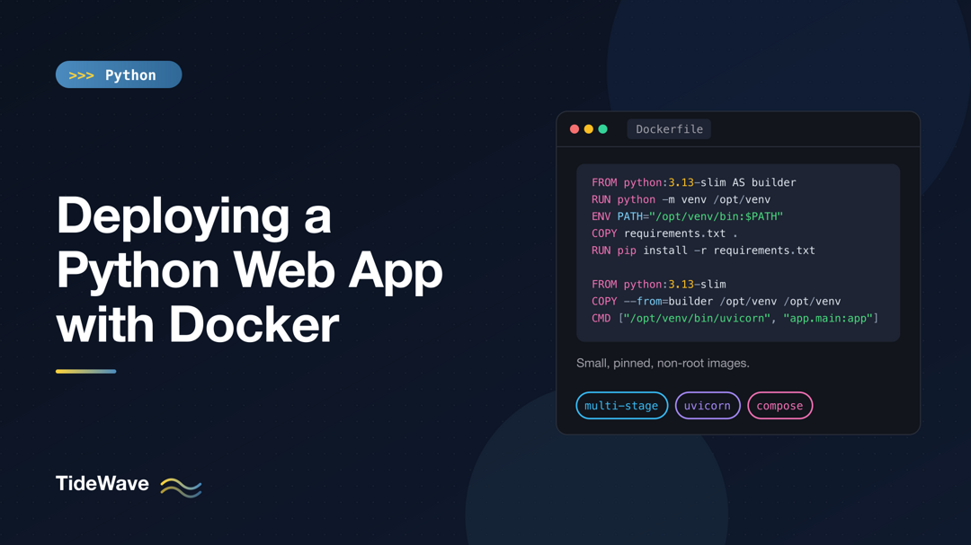 Deploying a Python Web App with Docker