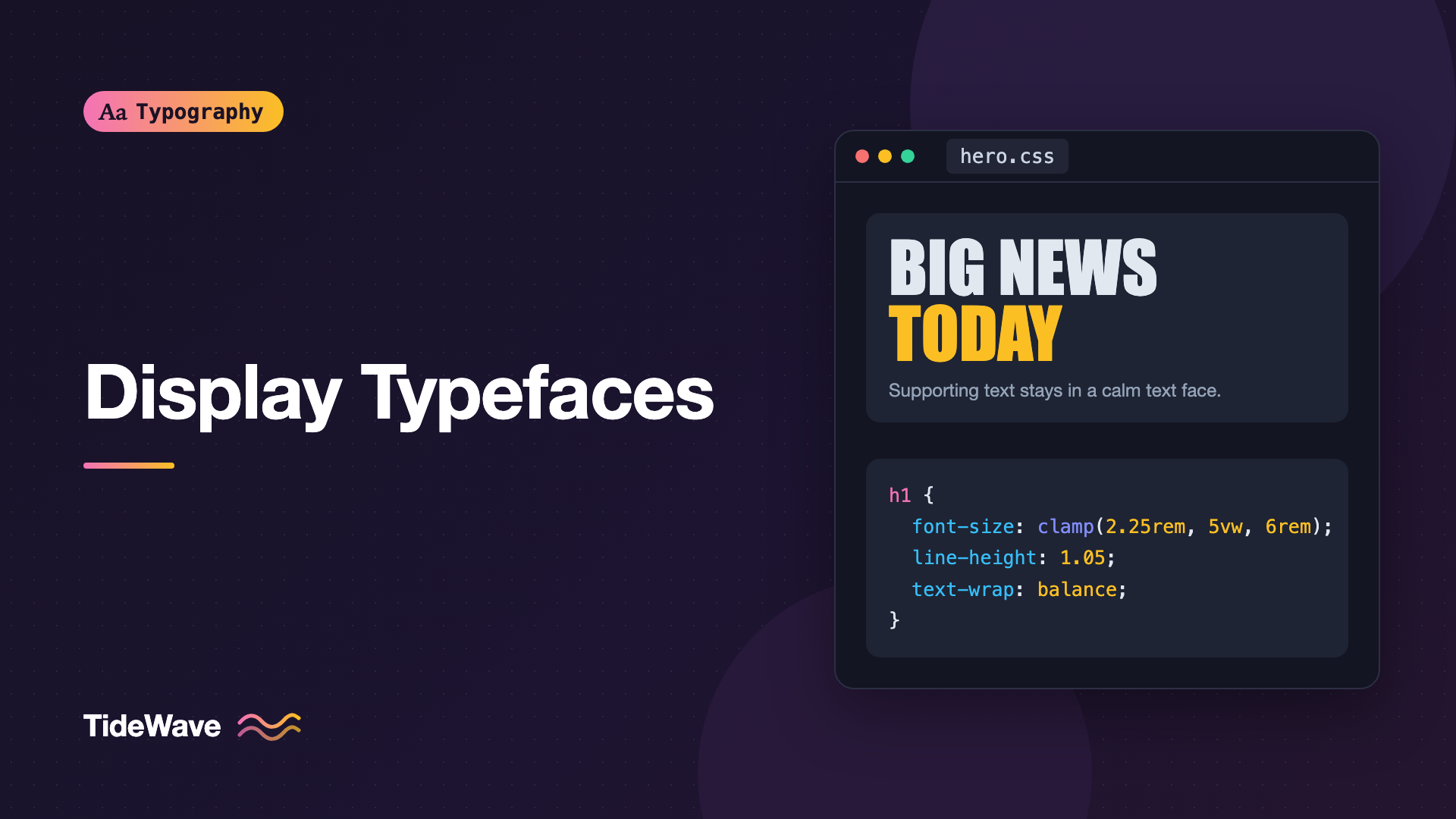 Display Typefaces: Making Headlines Without Sacrificing Clarity