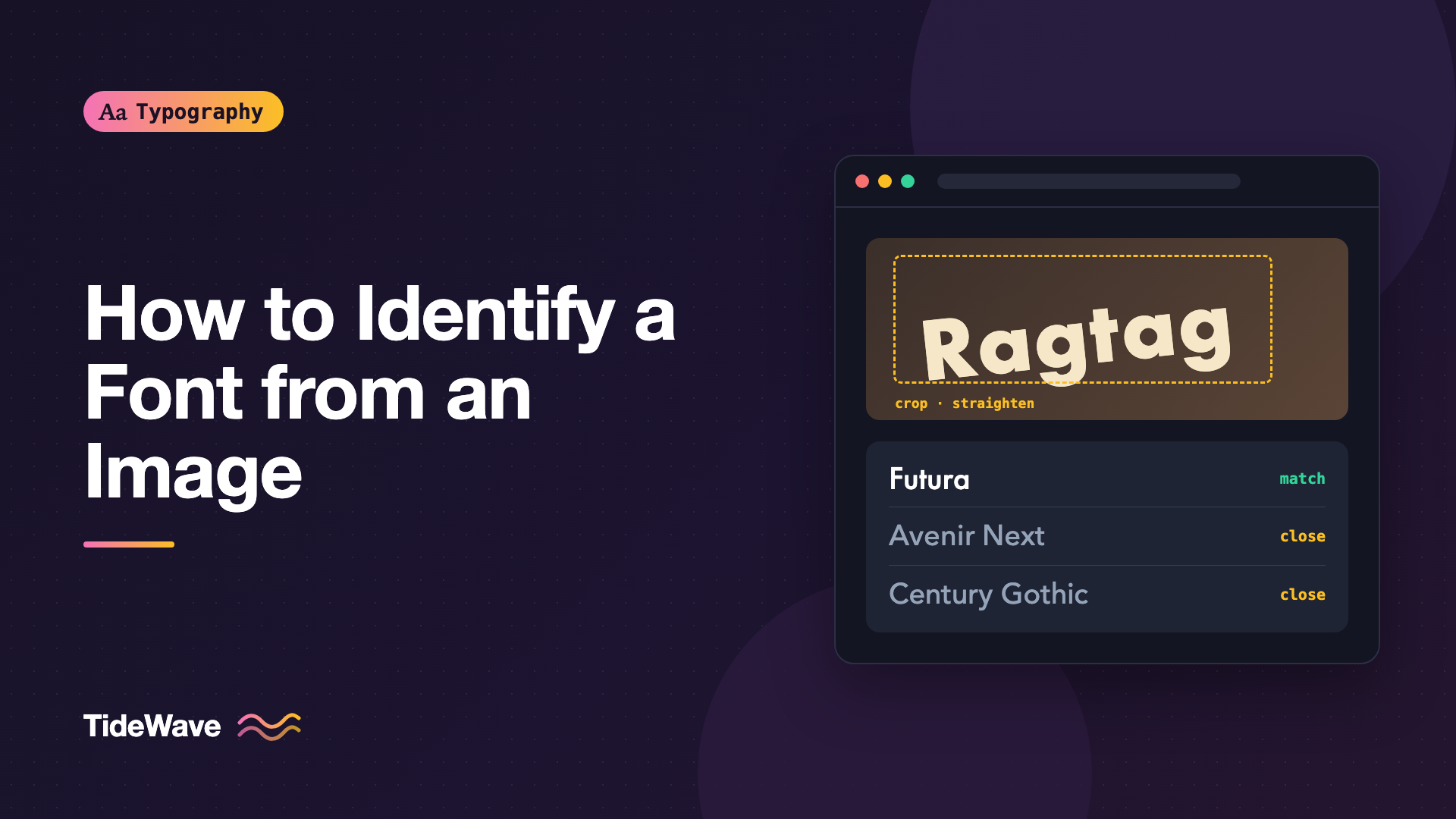 How to Identify a Font from an Image