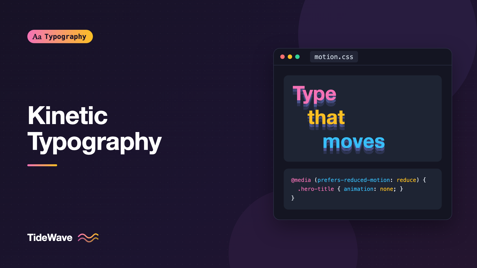 Kinetic Typography: Animating Text Without Hurting Usability