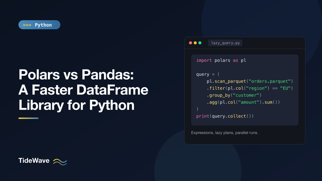 Polars vs Pandas: A Faster DataFrame Library for Python