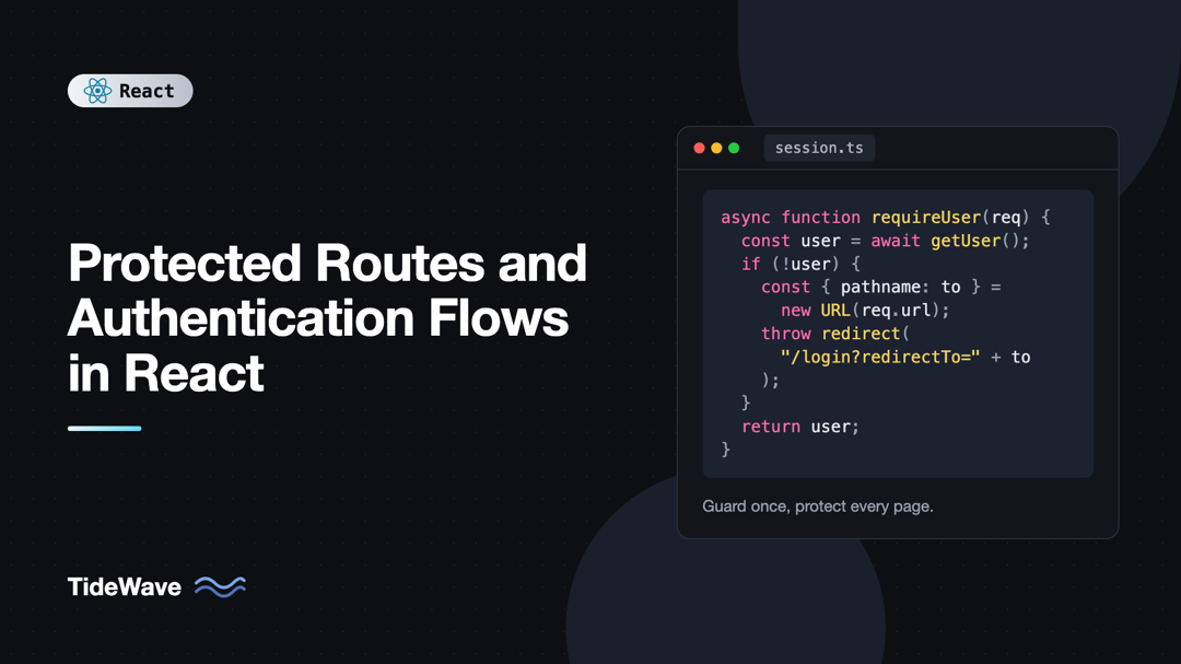 Protected Routes and Authentication Flows in React