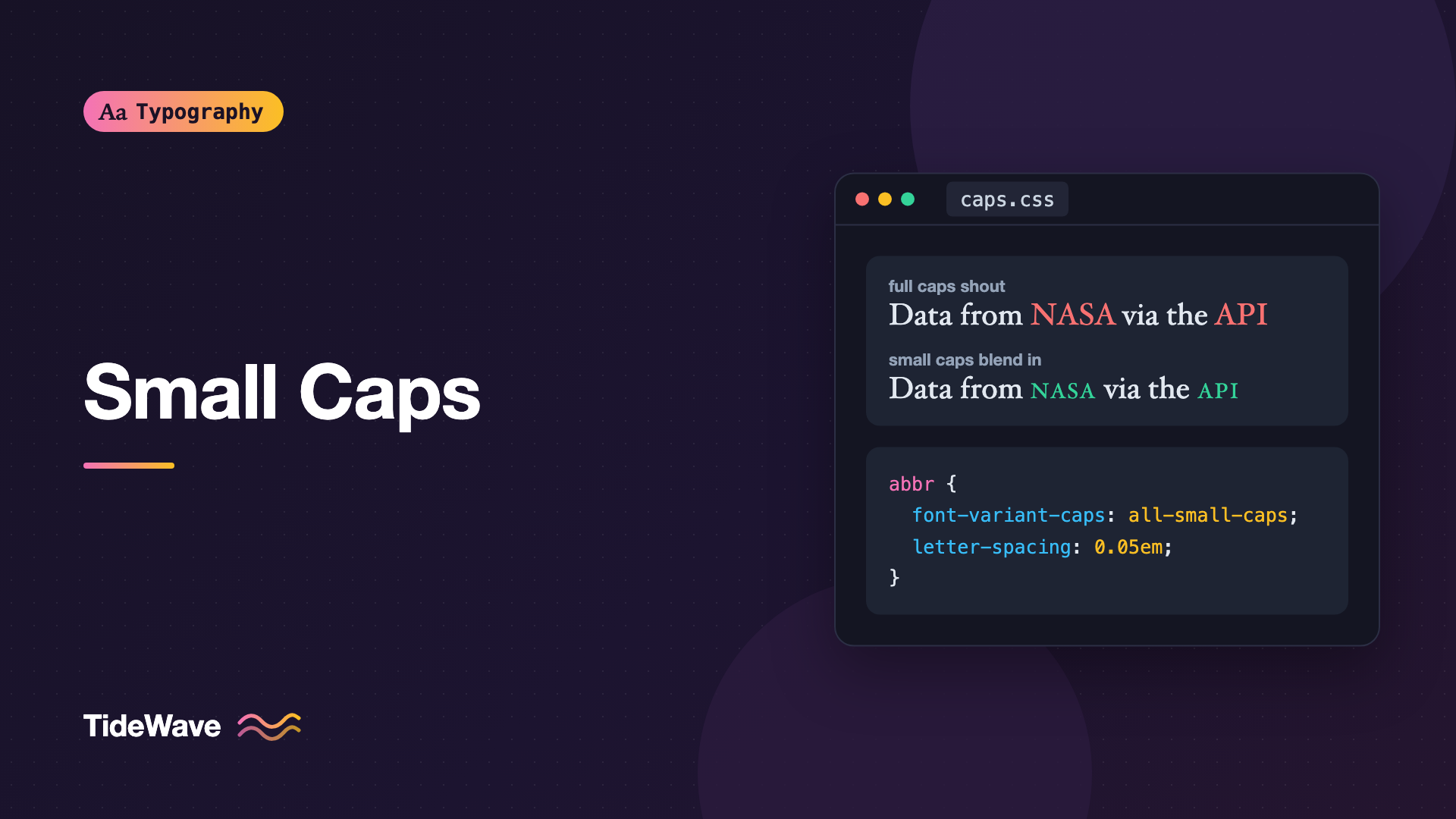 Small Caps: When to Use Them and How to Set Them Properly