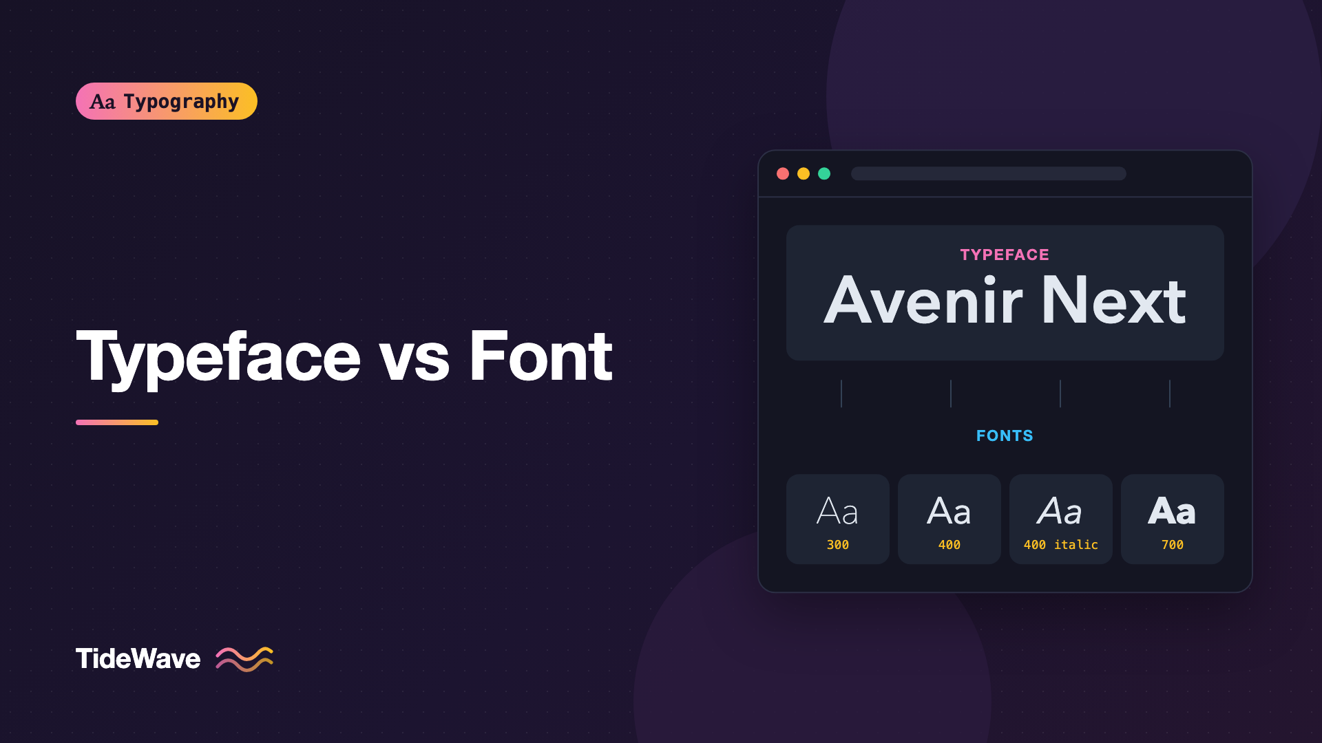 Typeface vs Font: What's the Difference?